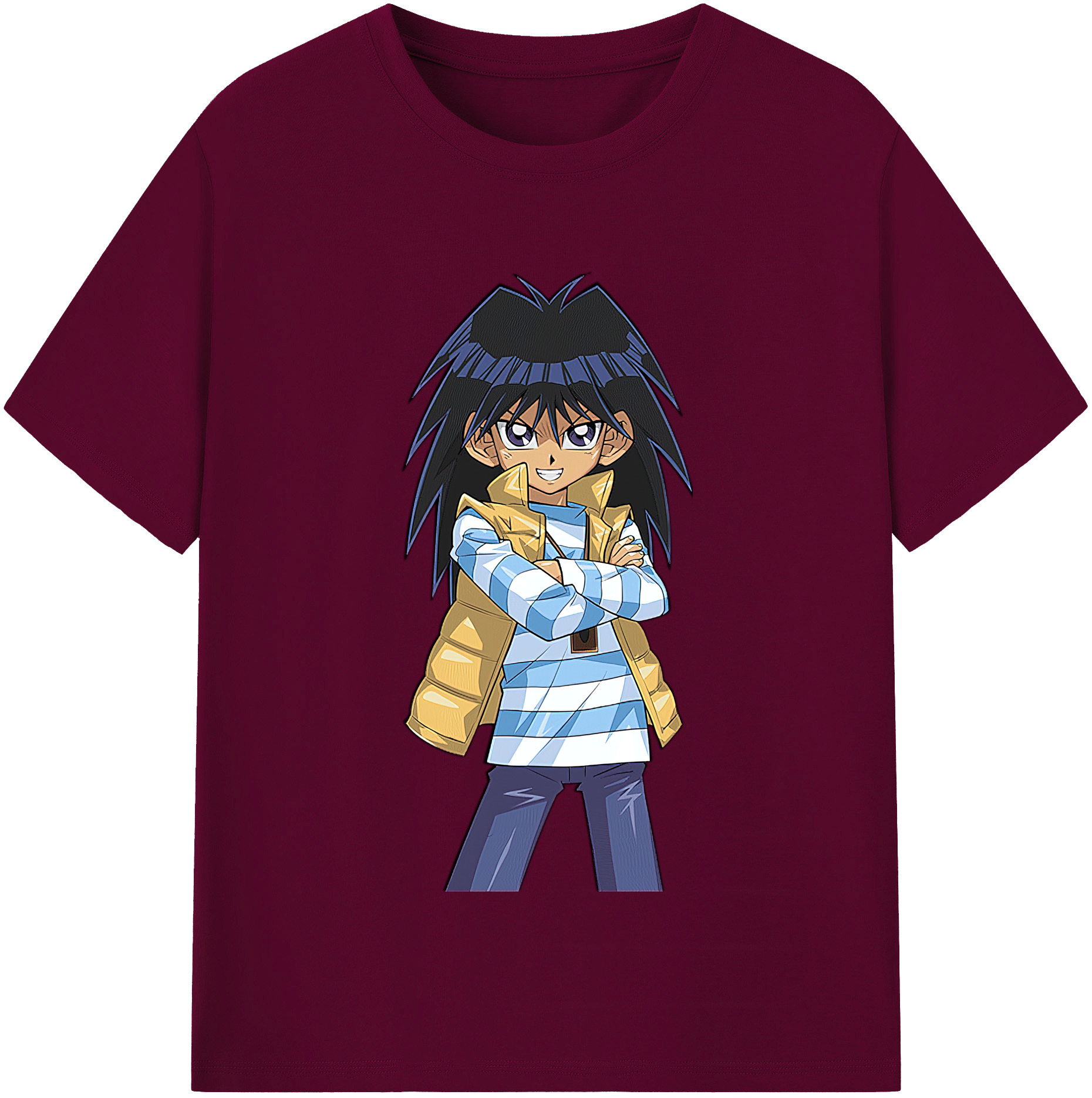 （画像用） 遊☆戯☆王 Yu-Gi-Oh! レディースカジュアルプリントTシャツ（綿100％）